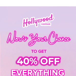 NOW IS YOUR CHANCE 🚨 Get 40% Off Before It's Too Late 💸