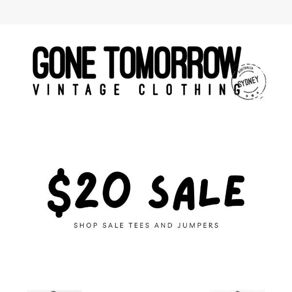 $20 VINTAGE T SHIRTS!!!