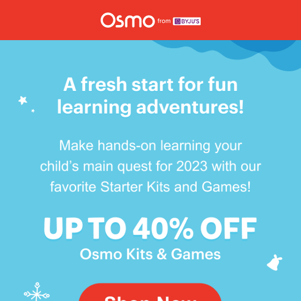 ✨ Get up to 40% off Osmo’s 2022 bestsellers