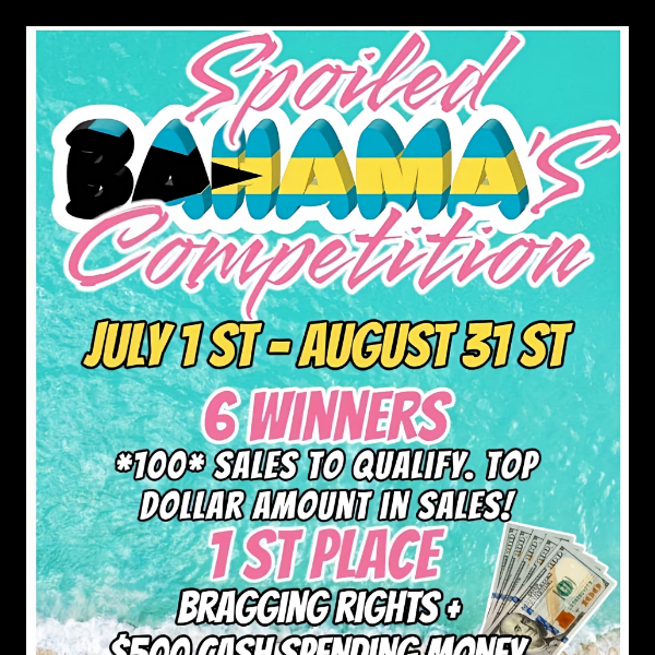 Win a Trip to the Bahama's with Spoiled Cosmetics!