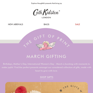 Gifts for March birthdays and special occasions