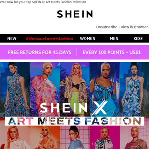 It's Voting Time! Pick Your Fave SHEIN X Team