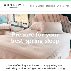 Bedtime changes to put a fresh spring in your step