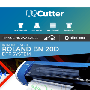 NEW! DTF System 🖨️ Introducing Roland BN-20D