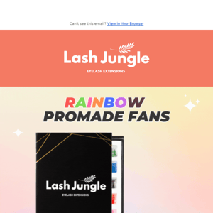 RAINBOW PROMADE FANS HAVE LANDED 🌈