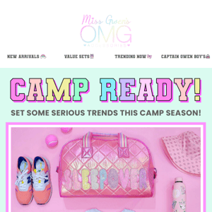 Camp Season Coming Soon...Get 25% off Today Only! Promo Code: CAMP25! 💗🪵