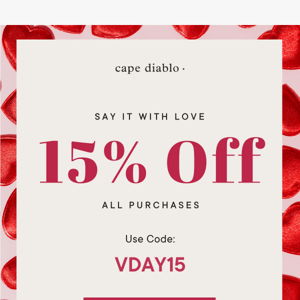 Love Is In the Air, And So Is Our 15% Off Sitewide Sale
