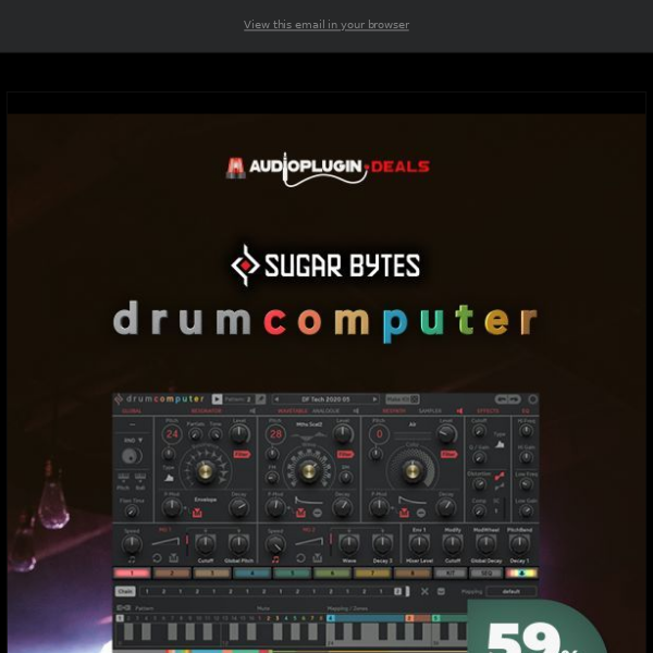 🕛 FINAL CALL: Get 59% Off DrumComputer by Sugar Bytes!