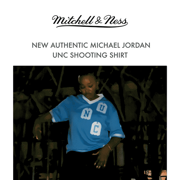 Mitchell & Ness Authentic Shooting Shirt Michael Jordan in White