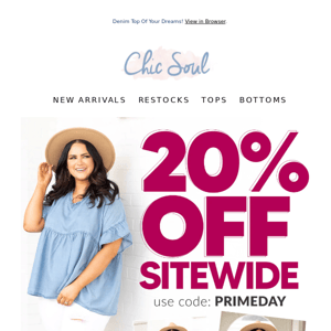 20% OFF SITEWIDE | Just For You! 😍