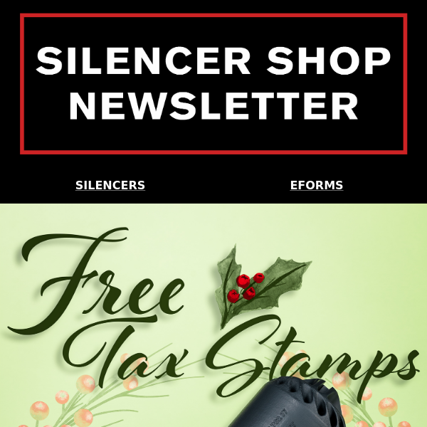 Get a Free Tax Stamp or A Free Suppressor!