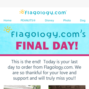 Flagology's Final Day 😥 Last Day to Purchase!