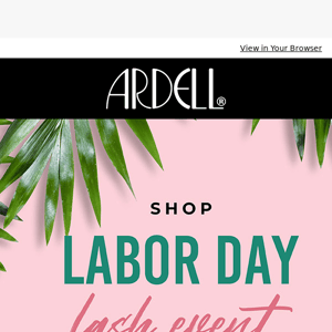 Last Call for Labor Day Lashes!