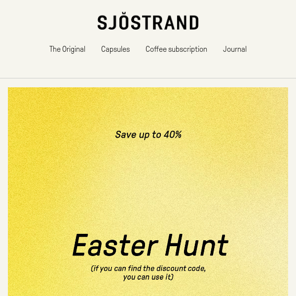 Sjöstrand Easter Hunt!