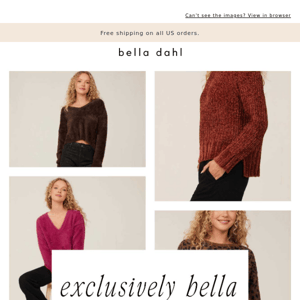 Exclusively at Bella Dahl 💕