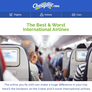 The 5 Best & 5 Worst International Airlines