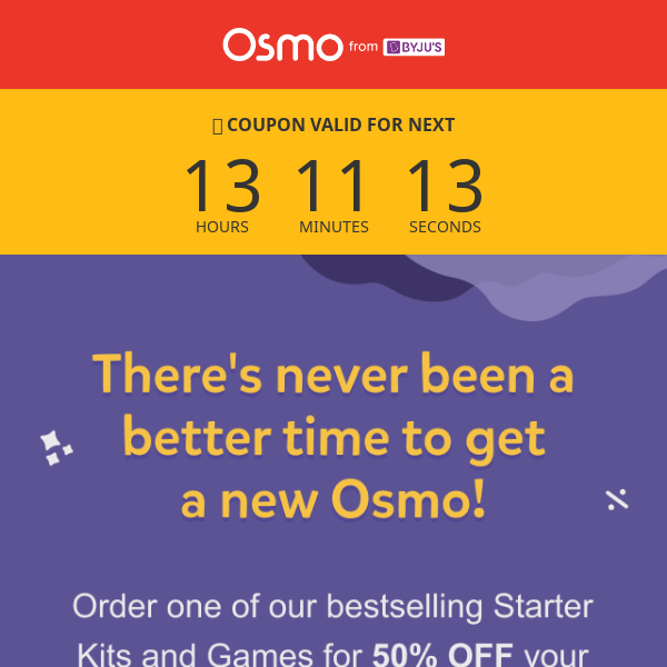 Hey Play Osmo, getting a new Osmo? Let’s sweeten things a little!