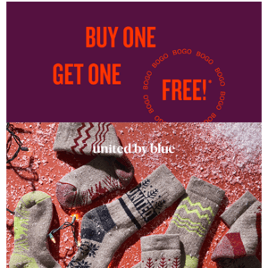 Three days only! $25 Ultimate Bison Socks