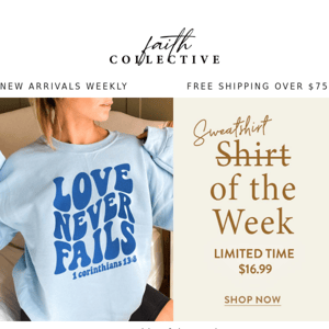 New Sweatshrt of the Week is LIVE 🤩