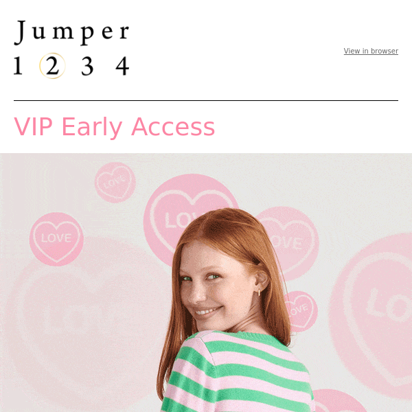 VIP access to shop our iconic collaboration early…