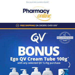 BONUS Ego QV Cream Tube | Plunkett's Vitamin E | NEW Breath-A-Tech & more!