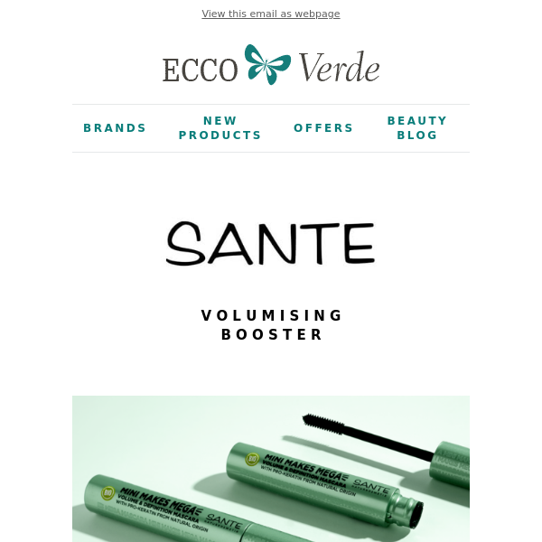 Better Verde Than Mascara! Mega ✨ - Ecco Makes Finally SANTE Mini Back Ever! &