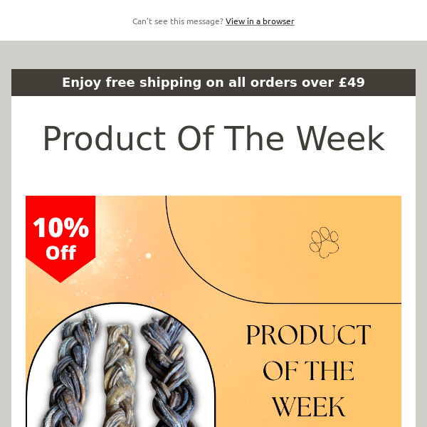 Product of the Week: Braided Beef Intestine