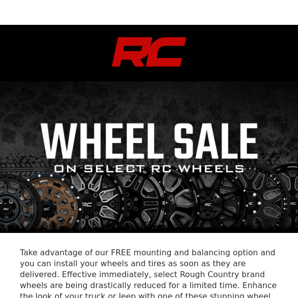 Wheel Sale!