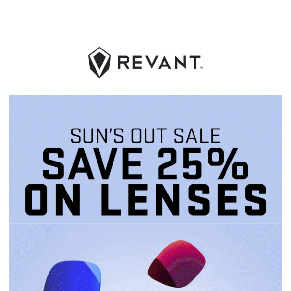 ☀️ Sun's Out Sale - Save 25% On Lenses!