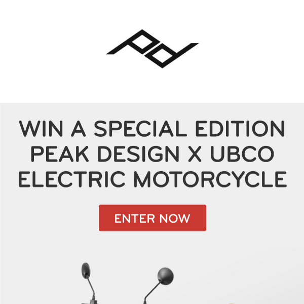 Win a Special Edition PD x UBCO Electric Motorcycle!