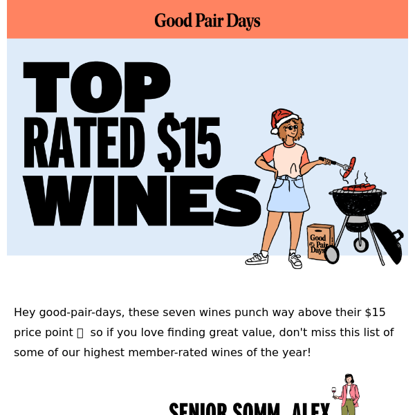Top rated $15 wines🍷