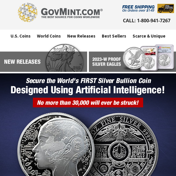 Is Artificial Intelligence Coming to Your Collection? A First-Ever Release!  - GovMint