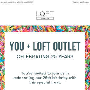 It’s our birthday – and you’re invited!