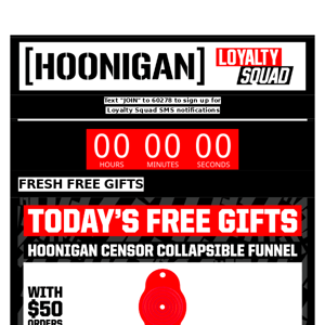 TODAY ONLY - 2x FREE GIFTS