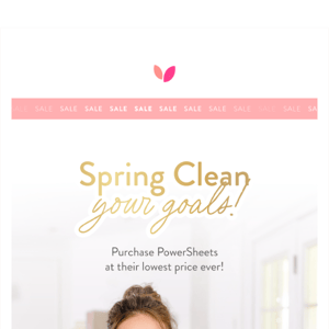 Last chance to shop $25 PowerSheets!