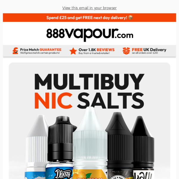 Grab a deal from our Nic Salt Multibuys! 🛒