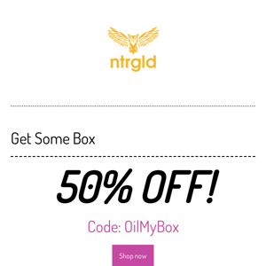 Get My Box 50% Off