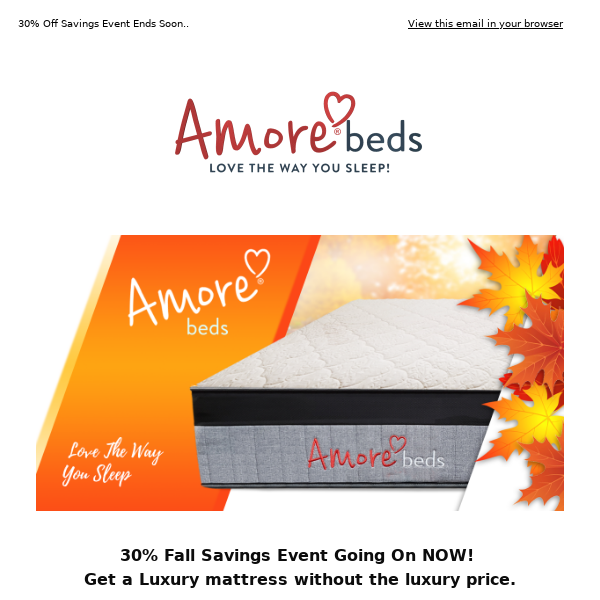 Fall Asleep Better With Our Fall Savings Event! 😍