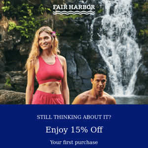 15% Off Your Selections at Fair Harbor