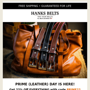 Prime (Leather) Day is HERE!