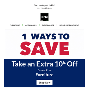 Explore 10 Ways to Save on Memorial Day!