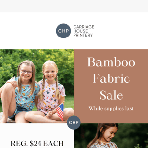 It's the Bamboo SALE!