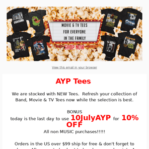 Time To Refresh Your Tee Collection w AYP🔥