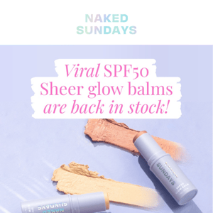 Viral Sheer Glow Balms are BACK✨