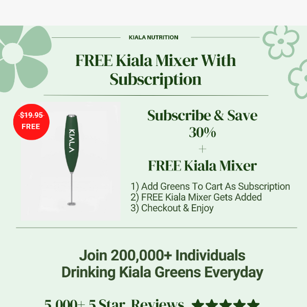 Other, Kiala Greens Lemon Drop Flavor Free Shipping