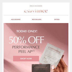 🚨50% OFF Performance Peel!🚨