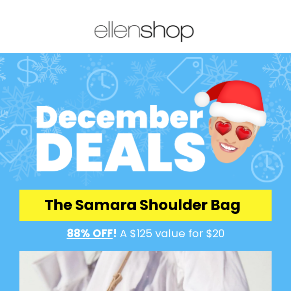 Don't miss this! 88% Off Samara Shoulder Bag