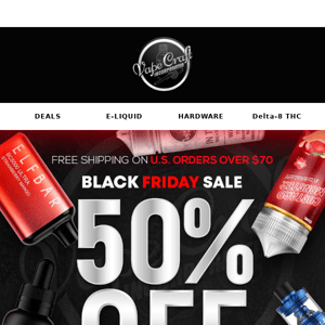 🚨SAVE 50% OFF EVERYTHING | Black Friday Deals
