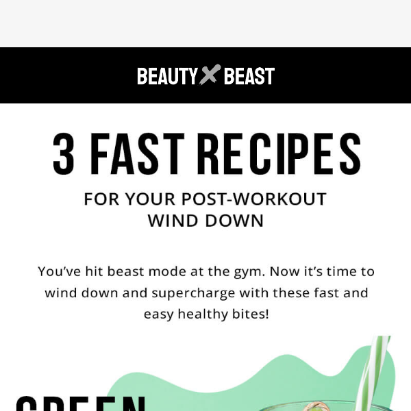 Want fast post-workout recipes?