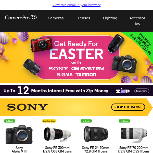 Capture Every Moment This Easter with Our Gear Selection